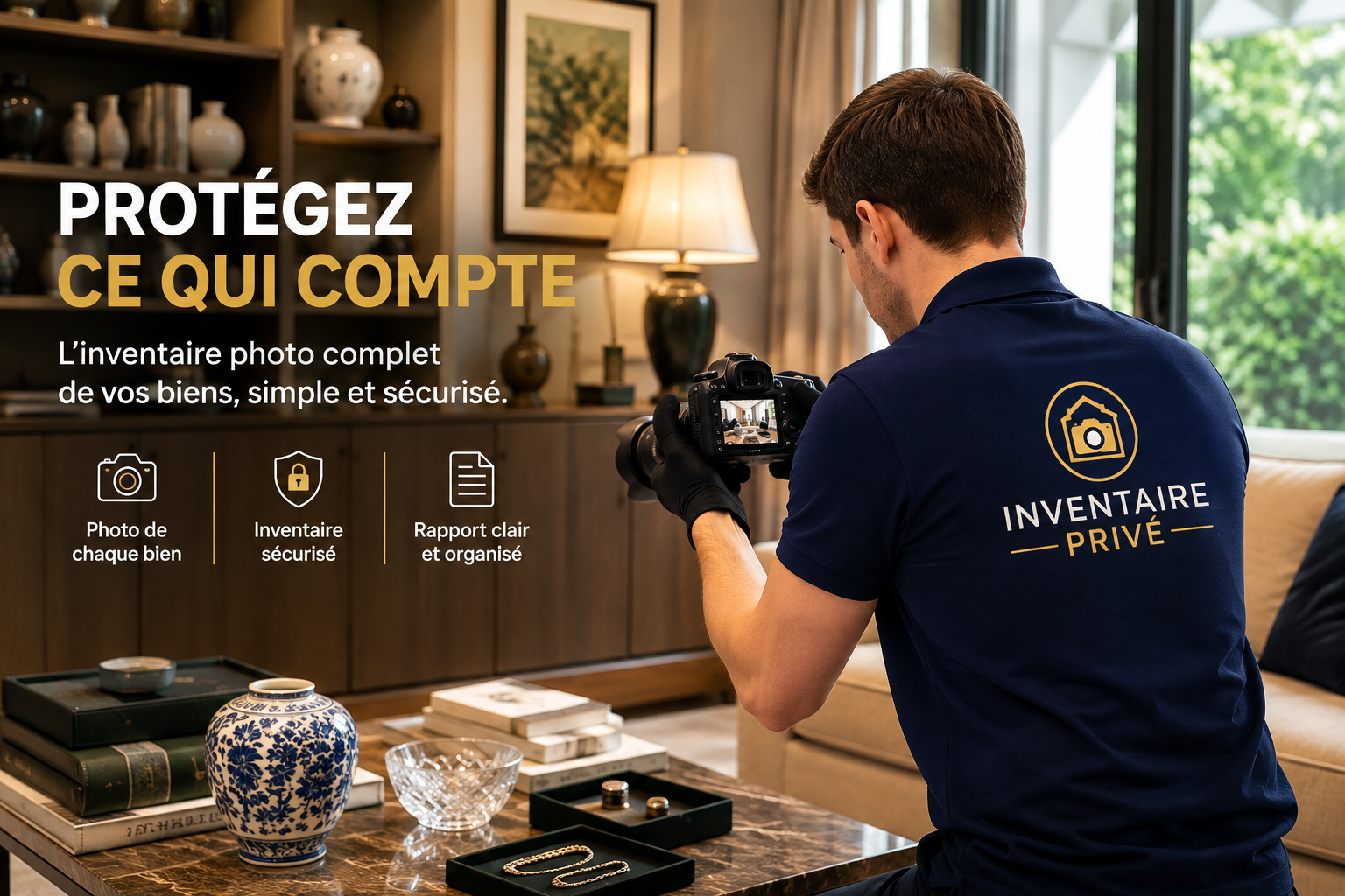 Exemple du service Inventaire Privé